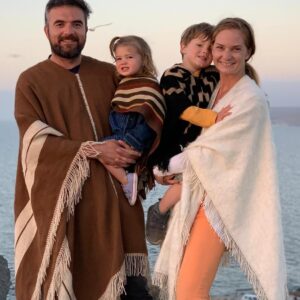 Rodrigo Ignacio Araya y familia