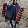 PONCHO ATADO A076 - CONDOR HUASI "FAMILIA AVAR SARACHO"   - UN PAÑO - TRAMA Y URDIMBRE FINA - SOLO POR PEDIDO - Imagen 3