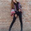 PONCHO CORTO PC717 - TRAMA Y URDIMBRE FINA - DISPONIBLE