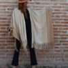 RUANA DE VICUÑA V553 HILADO FINO - SOLO POR PEDIDO - Imagen 3