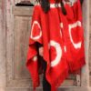 PONCHO DE ARGOLLAS G110 - UN PAÑO - TRAMA Y URDIMBRE FINA - SOLO POR PEDIDO
