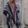 PONCHO ATADO A013/2  - UN PAÑO - TRAMA Y URDIMBRE FINA – SE REALIZA POR PEDIDO - Imagen 2