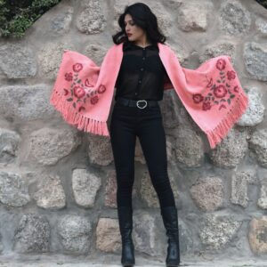 CHAL DE OVEJA CB006 BORDADO - DISPONIBLE