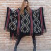PONCHO ATADO A024 -  UN PAÑO - TRAMA Y URDIMBRE FINA - SOLO POR PEDIDO - Imagen 2