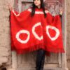 PONCHO DE ARGOLLAS G110 - UN PAÑO - TRAMA Y URDIMBRE FINA - SOLO POR PEDIDO - Imagen 2