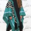 PONCHO ATADO A019/1 -  UN PAÑO - TRAMA Y URDIMBRE FINA - SE REALIZA POR PEDIDO - Imagen 3