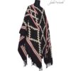 PONCHO ATADO A022 -  UN PAÑO - TRAMA Y URDIMBRE FINA - SOLO POR PEDIDO - Imagen 5