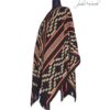 PONCHO ATADO A021 -  UN PAÑO - TRAMA Y URDIMBRE FINA - SOLO POR PEDIDO - Imagen 4