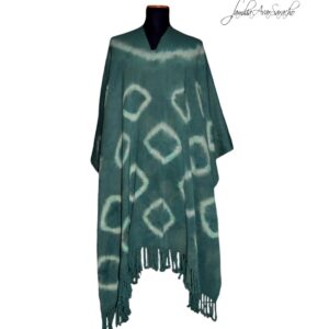 PONCHO DE ARGOLLAS G315 - UN PAÑO - TRAMA Y URDIMBRE FINA - DISPONIBLE