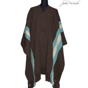PONCHO DE OVEJA O050/003 ARGENTINO MARRÓN 2 - UN PAÑO - DISPONIBLE