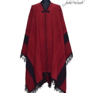 PONCHO DE OVEJA O004 SALTEÑO «Serie de Recreación de Ponchos Históricos» - DISPONIBLE