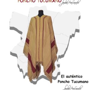 PONCHO O005 DE OVEJA TUCUMANO "FAMILIA AVAR SARACHO"  - REALIZAMOS SOLO POR PEDIDO