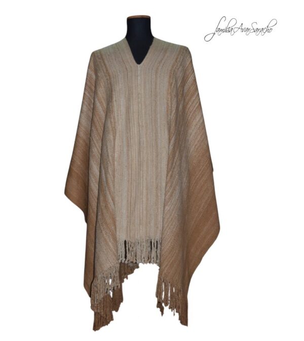 PONCHO DE VICUÑA V355 HILADO MEDIANO - DISPONIBLE