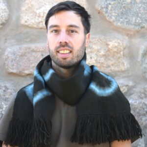 Bufanda N118 “Familia Avar Saracho” De Argollas Realizada en lana de oveja