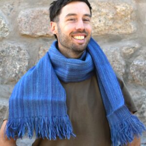 Bufanda N110 “Familia Avar Saracho” Realizada en lana de oveja  DISPONIBLE CON ENVÍO INMEDIATO